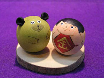 創作こけし　松谷ちどり作「秋風」高さ約12㎝　美品 創作こけし 松谷ちどり作「秋風」高さ約12㎝ 美品